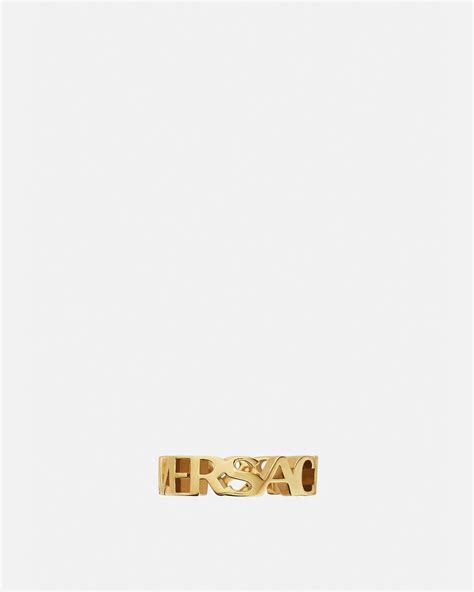 versace logo ring|versace chain women.